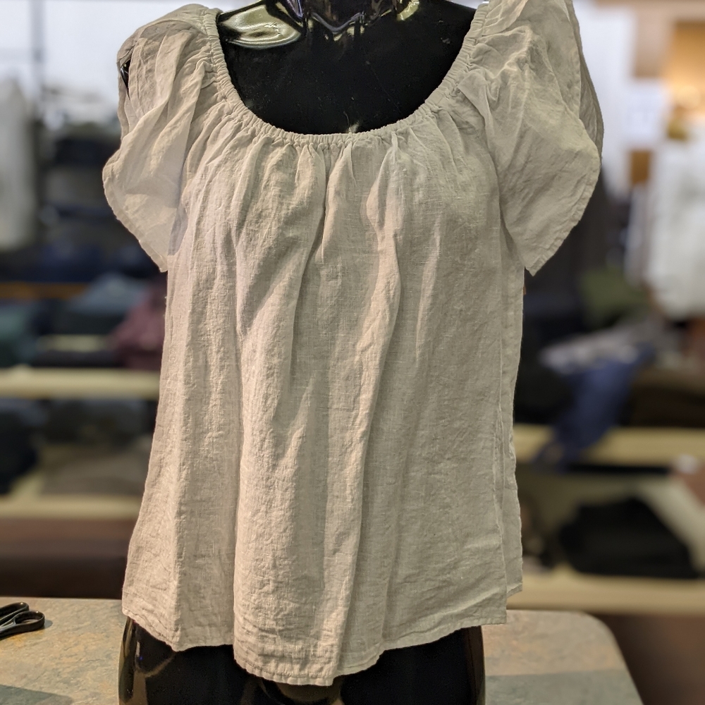 Velvet 100% linen blouse
